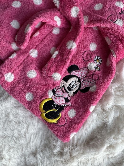 Szlafrok z myszką Mini Disney 68 cm 3-6 m