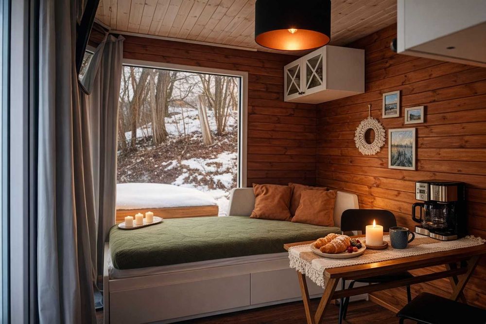 Domki nad Wisłą z prywatną balią – pomysł na weekend 1h od Radomia