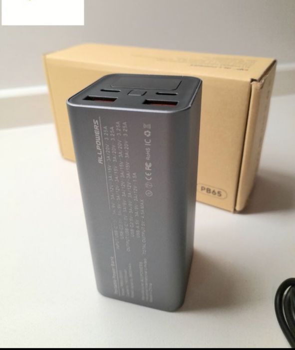Powerbank all powers 65w banco de energia