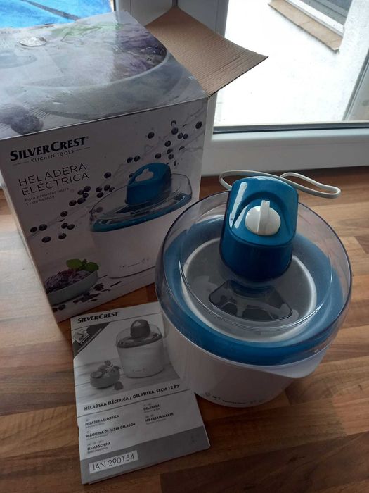 Máquina de fazer gelado SilverCrest — nova
