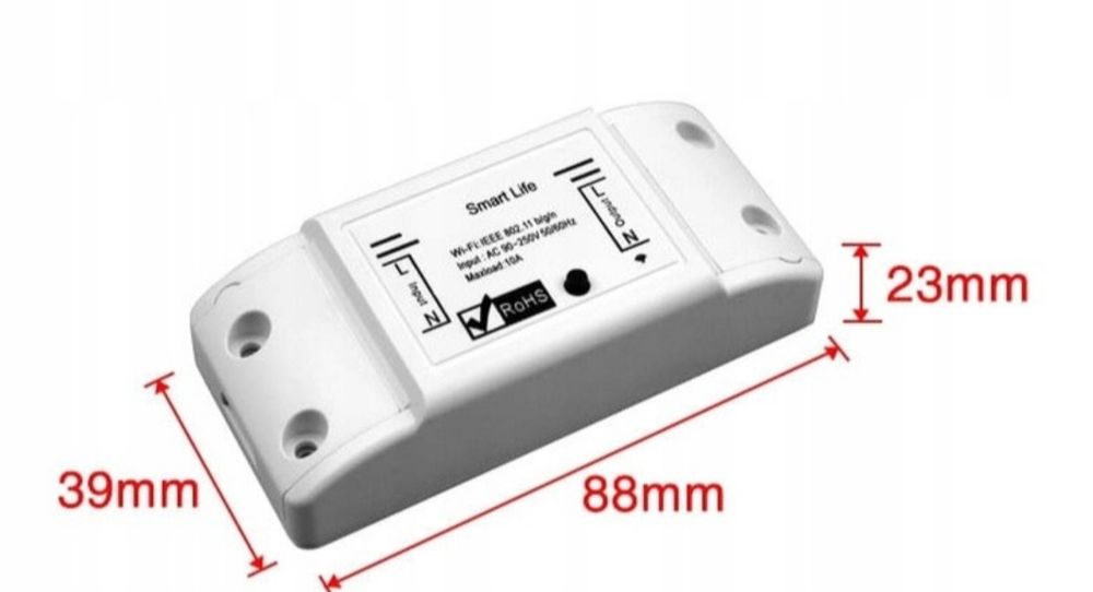 MOES TUYA sterownik włącznik Wi-Fi Smart Switch 16A MS-101