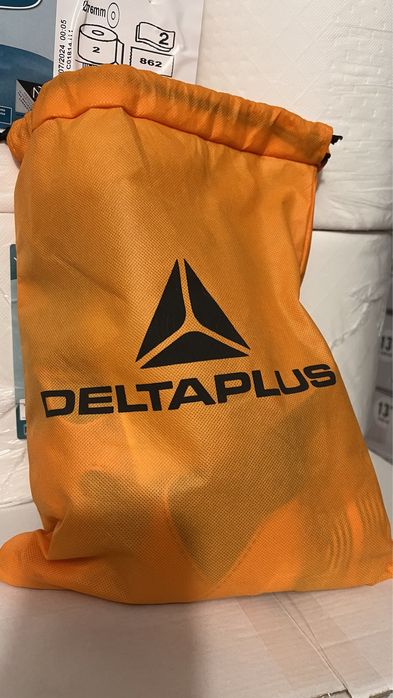 Kit Anti-queda Arnês + Cabo de Segurança de Absorção de Energia + Saco de Arrumação Laranja S/m/l