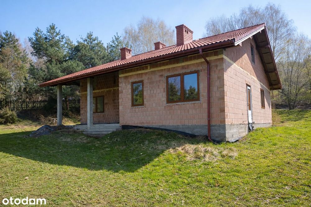 Nowy dom 120 m² + poddasze do adaptacji | duża działka 22a