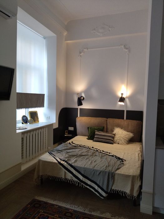 Аренда  стильная студия  свет всегда центр,Парк Шевченко 1 этаж,укрыти