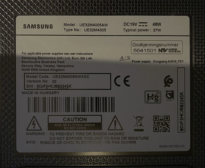 TV  Samsung 32 Polegadas