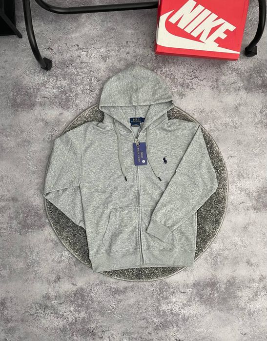 Зіп-худі Polo Ralph Lauren сіре | S–XXL | Нове