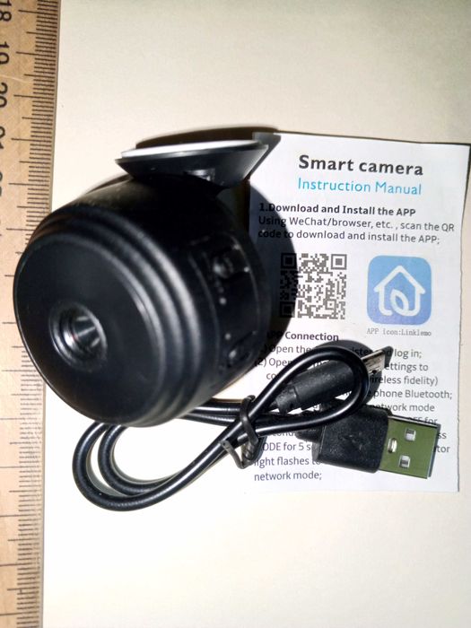 Камера мини видеонаблюдения Wi-Fi, мини IP камера.