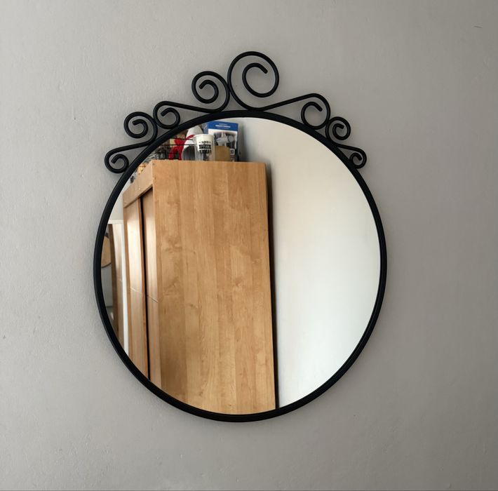 Czarne lustro ikea ekne industrial