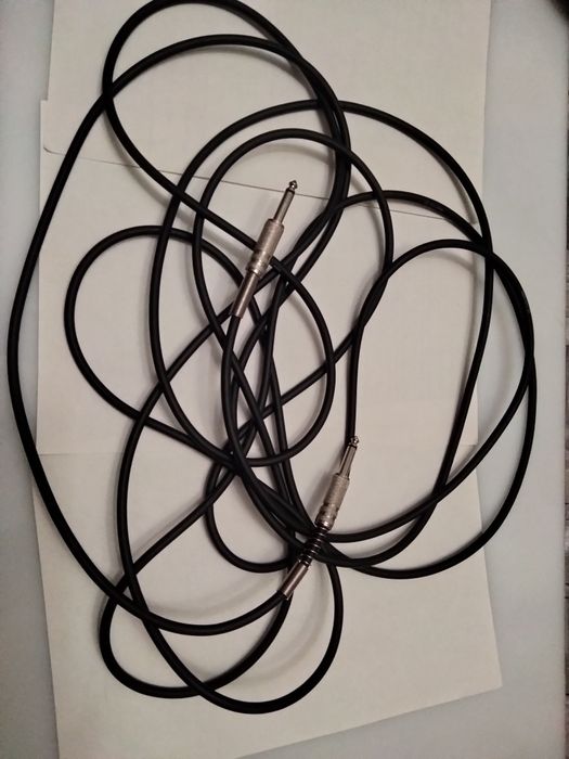 Кабель/шнур гитарный/инструментальный "ALPHA-AUDIO", 6 м, новый!