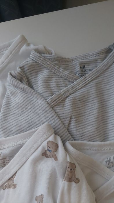 Zestaw body i pólśpiochy h&m 62