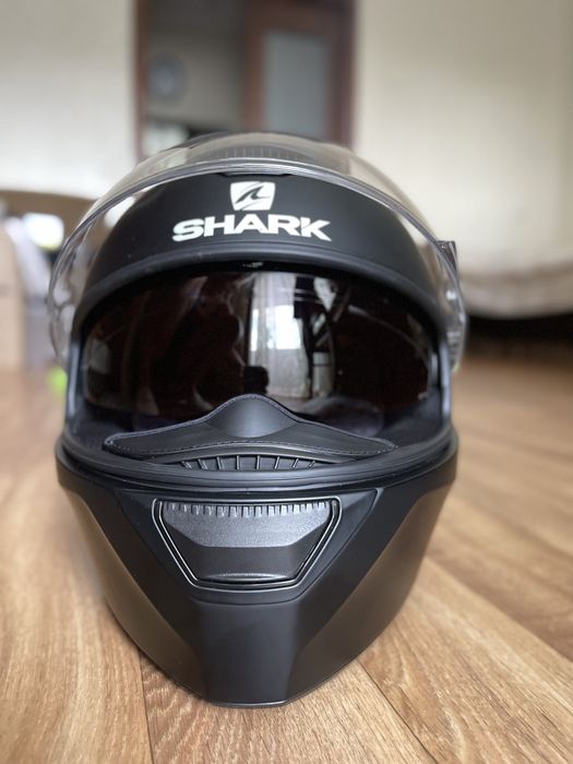 Мотошолом Shark D-Skwal Blank black matt S1