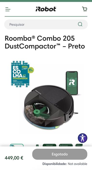 Aspirador Roomba novo