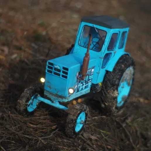 Масштабная модель ЛТЗ Т-40 - трактор