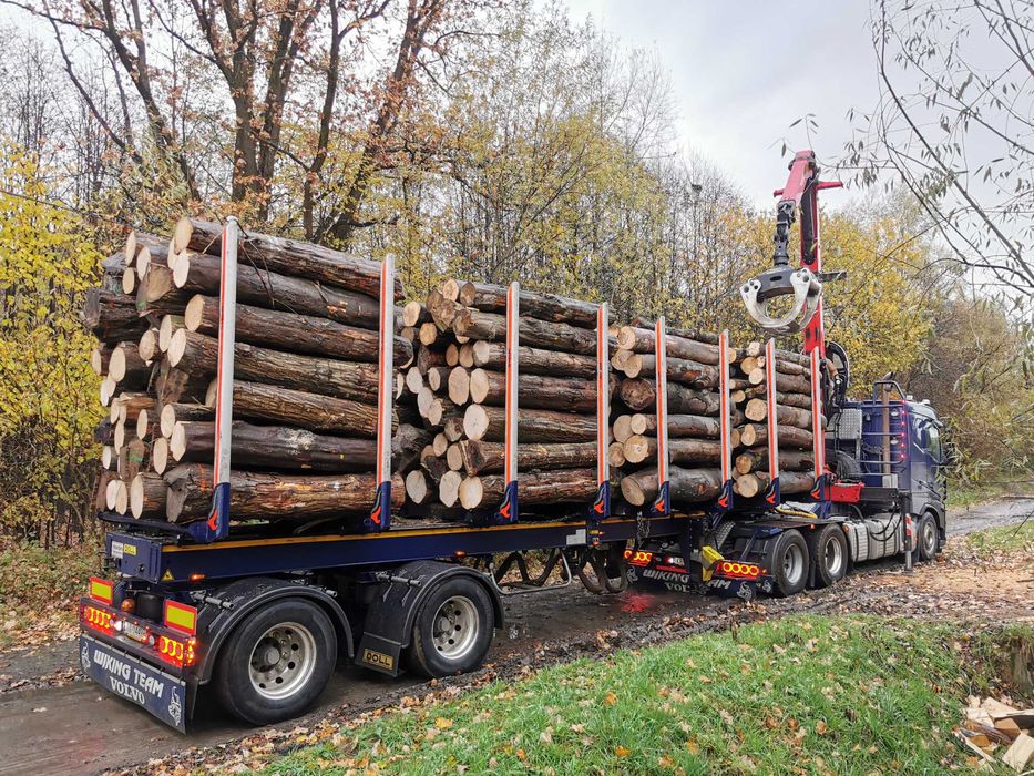 Drewno Opałowe Kominkowe Buk Grab Sezonowany Transport