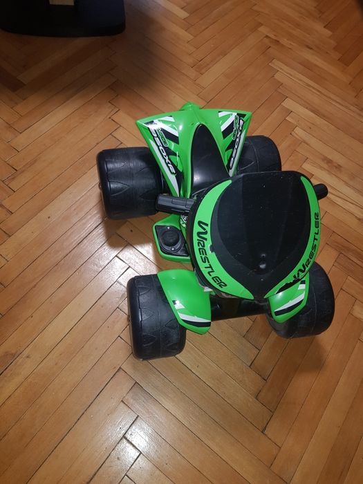 Quad akumulatorowy injusa 6V zielony dla dzieci