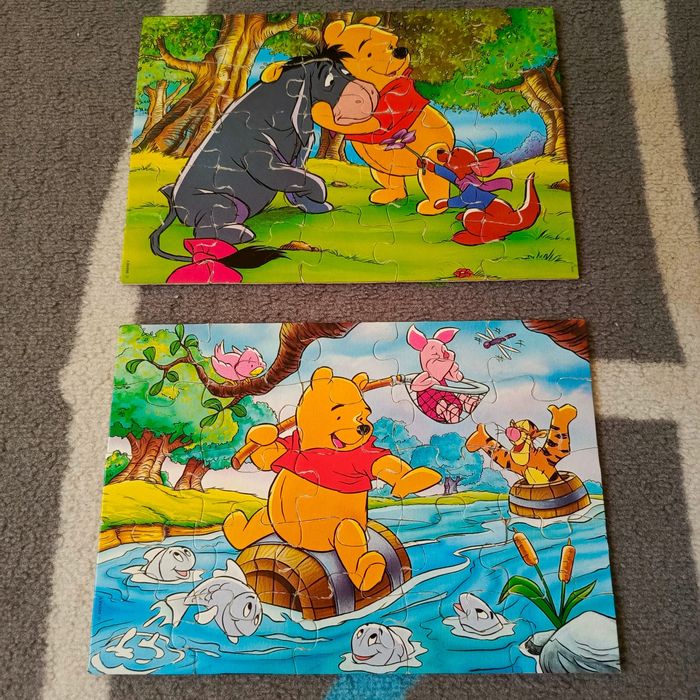 Drewniane puzzle Kubuś Puchatek