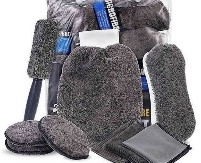 Набір мікрофібр для авто. Мікрафібра.