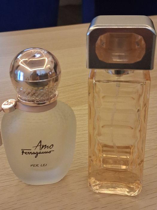 Puste flakonu po oryginalnych perfumach