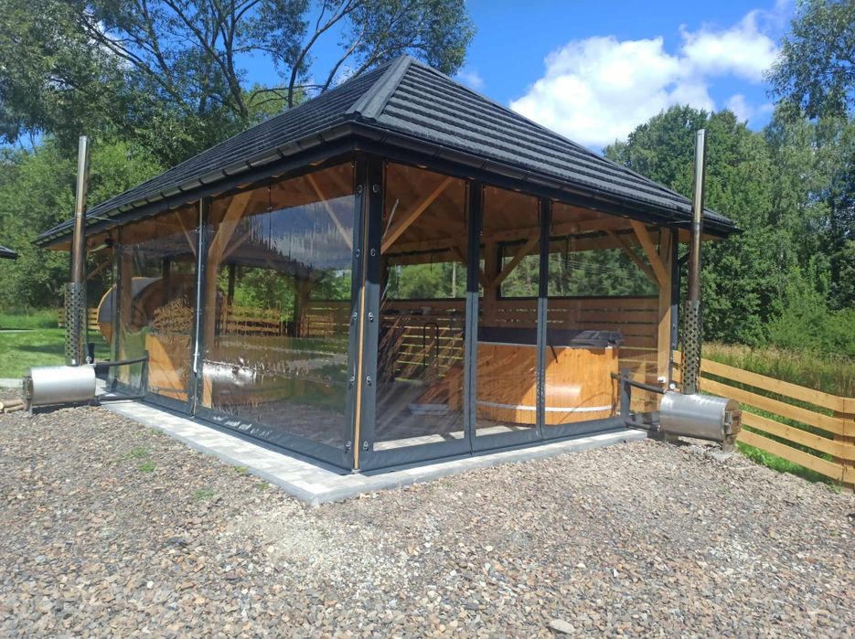 Plandeki na altany tarasy lokale altana taras Plandeki osłony