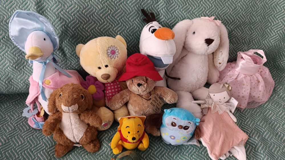 Качка Джемма, Кролик Пітер, зайчик олаф ведмедик Паддінгтон черепаха