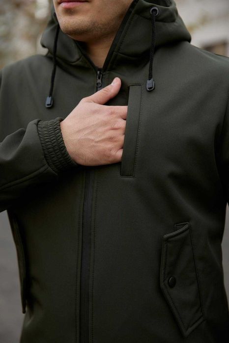 Куртка чоловіча soft shell intruder хакі