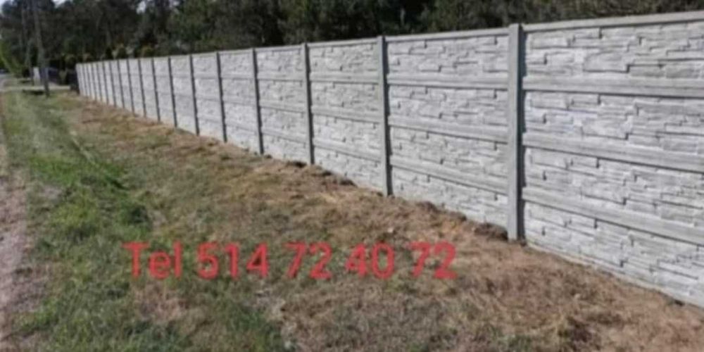 Ogrodzenia betonowe słupki ogrodzeniowe
