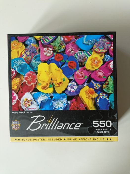 Puzzle Master Pieces 550 Kolorowe klapki