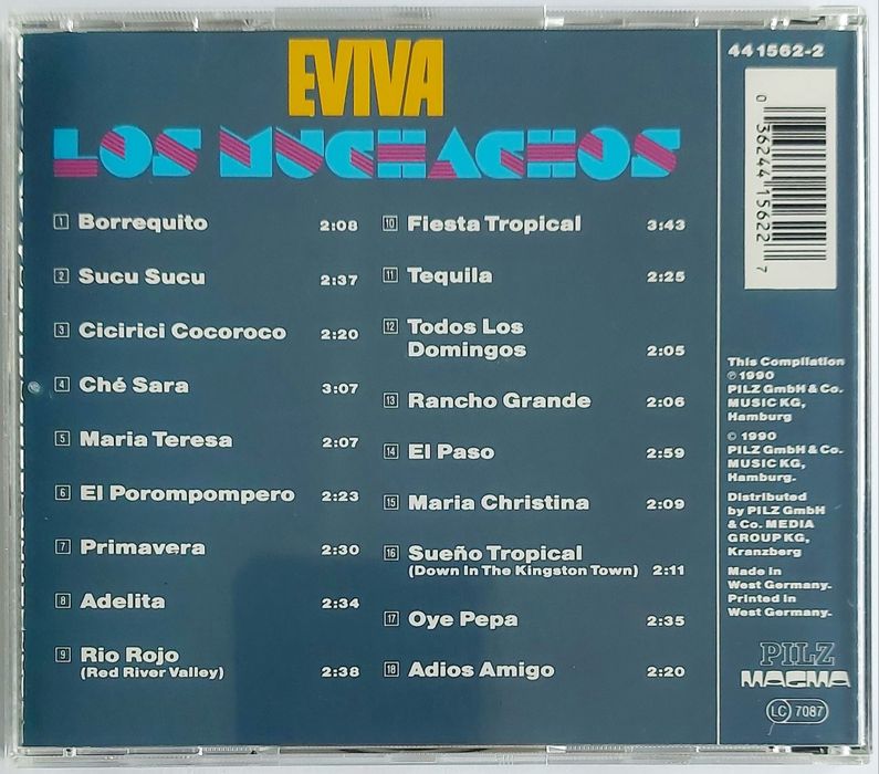 Eviva Los Muchachos 1990r