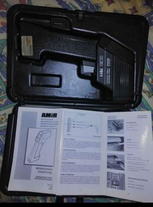 Medidor temperatura com caixa