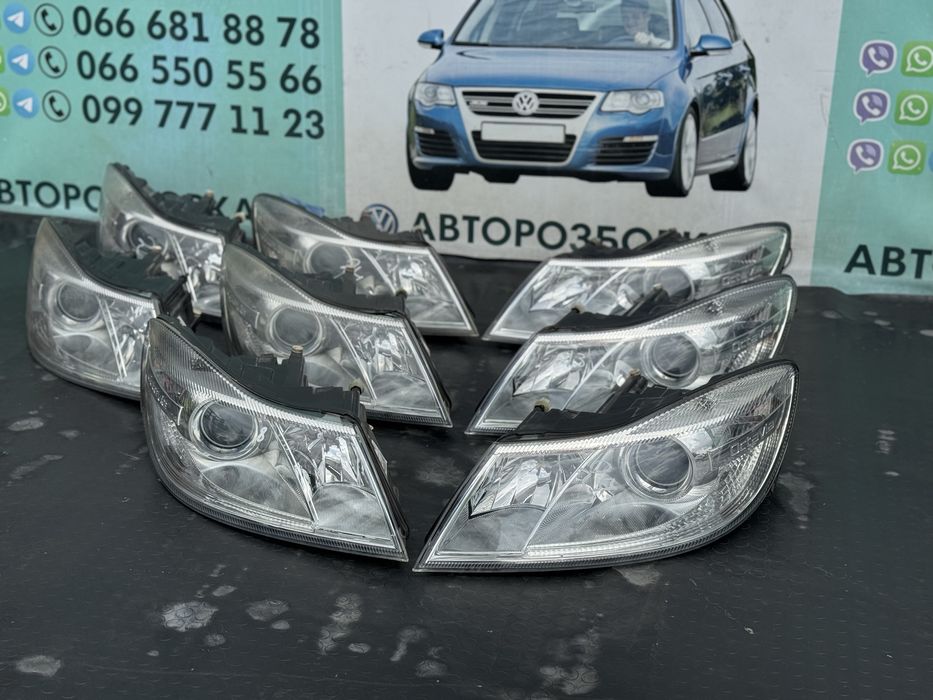фари шкода а5 фара Skoda Oktavia A5 FL галоген галогенка фары рестайл
