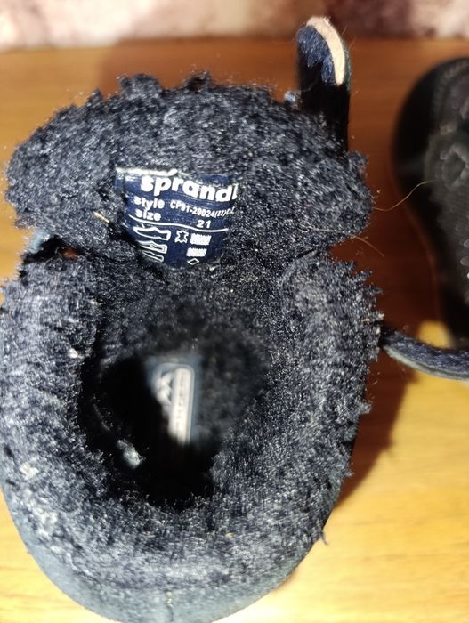 Buty na zimę kozaki trzewiki dla dziewczynki Sprandi Earth Gear r.21