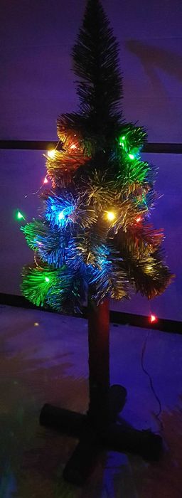 Choinka sztuczna, jodła śnieżona na pniu 80 cm