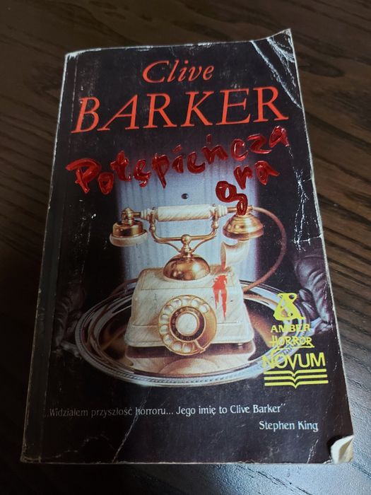 "Potępieńcza gra" Clive Barker