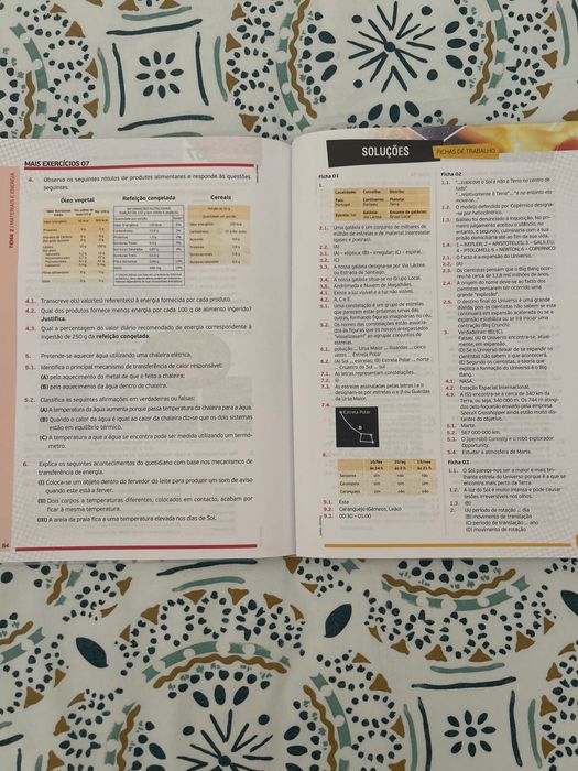 Caderno de Atividades Físico-Química 7º Ano Zoom