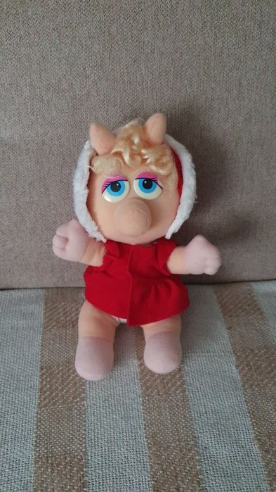 Maskotka vintage prl 1987 Muppets Świnka Piggy