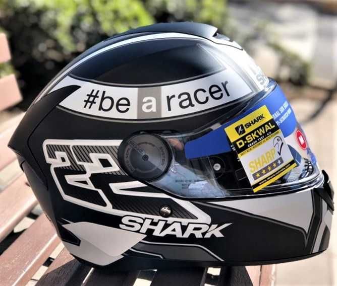 Capacete NOVO Shark D-Skwal Sam Lowes (40% DESCONTO)+Pinlock. Tam XS