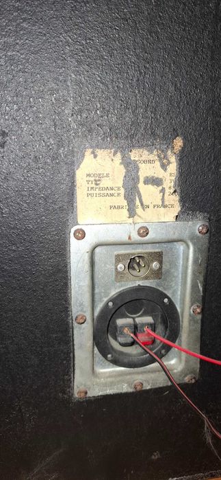 Colunas de som de palco