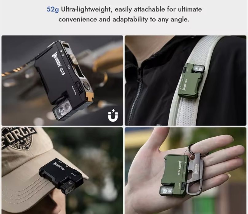 Ліхтарик Sofirn st1,sc18,wuben g5,acebeam keylite 500