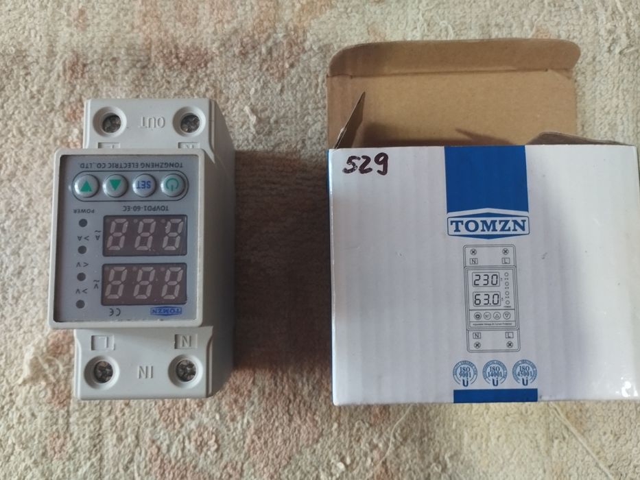 Реле защиты TOMZN TOVPD1-60-VA 60A 230V