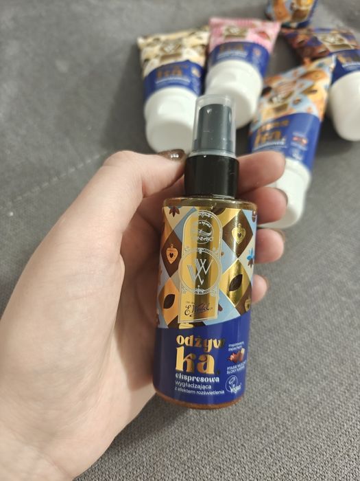 Mini odżywki do włosów onlybio x wedel