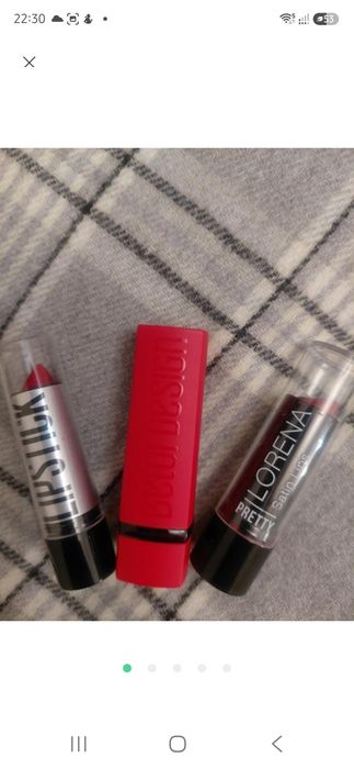 Помады Lorena, Ruby Rose, Party Lips, матовый яркий цвет