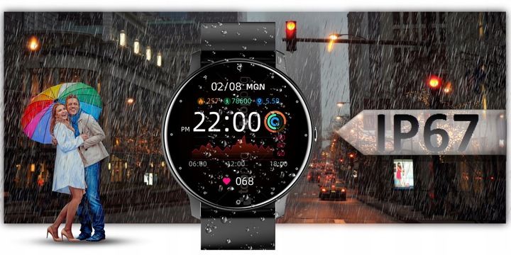 Smartwatch Męski Zegarek Gravity +box +grawer Sms Fb Polskie Menu Modn