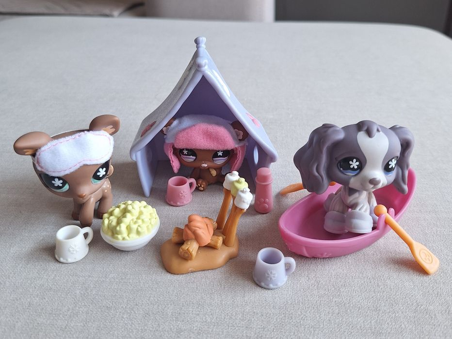 Littlest Pet Shop Cozy Campfire (#670-672)