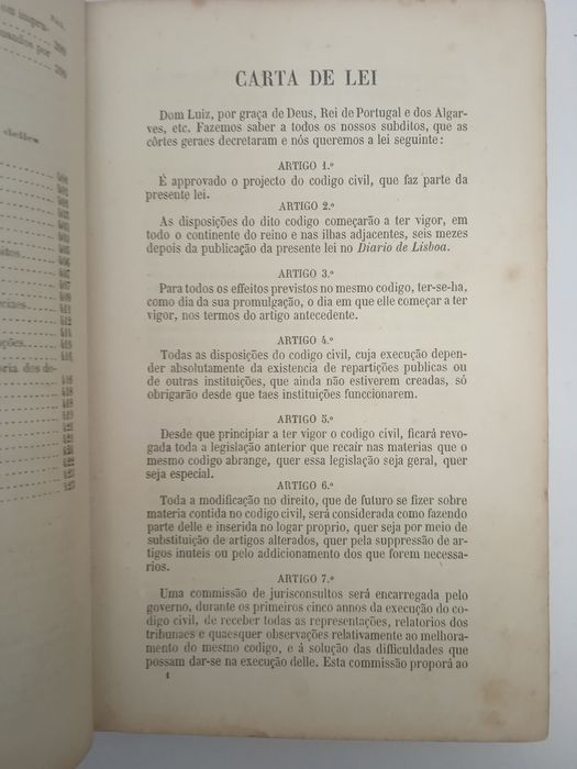 Código Civil, Seabra