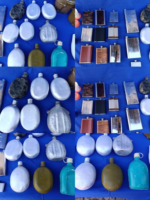 Советскиая армейская военная фляга СССР алюминиевая  для коллекции