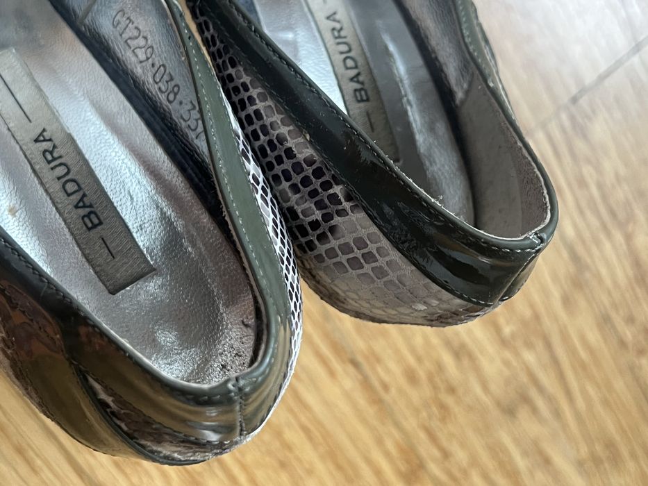 Szpilki BADURA skóra rozm 37