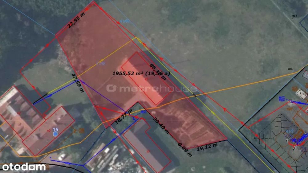 Działka usługowa_Zabudowana_Stajnia-Magazyn - Widok 2