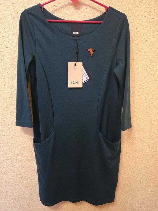 Сукня темно зелена ICHI