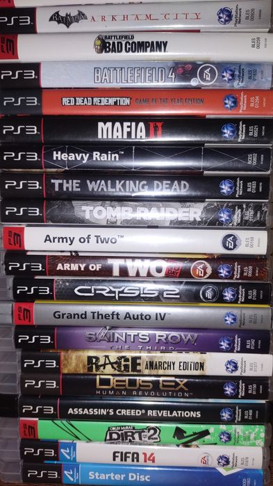 Gry na Sony PlayStation 3 ps3 LEGO Harry Potter Marvel Indiana Jones Uncharted Batman Battlefield Mafia little big planet GTA FIFA Dirt Colin McRae 2