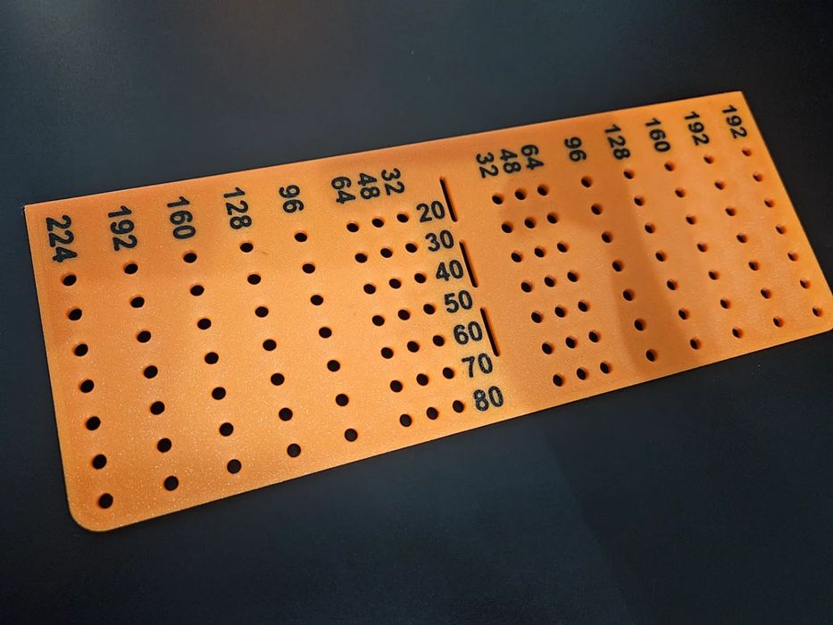Guia de Furação para Puxadores (32-224mm)